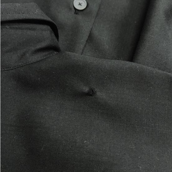 SSZ エスエスズィー 25AW 日本製 WOOL SHIRTS オーバーサイズ ウールシャツ 11-11-1318-139 M BLACK 長袖 BEAMS トップス g24544 |  | 08