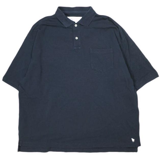 SSZ エスエスズィー 24SS BILL分 Collection POLO オーバーサイズ鹿の子ポロシャツ 11-02-0150-458 M NAVY BEAMS 半袖 トップス g24546 | 