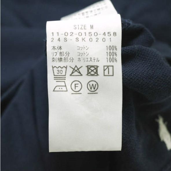 SSZ エスエスズィー 24SS BILL分 Collection POLO オーバーサイズ鹿の子ポロシャツ 11-02-0150-458 M NAVY BEAMS 半袖 トップス g24546 |  | 06