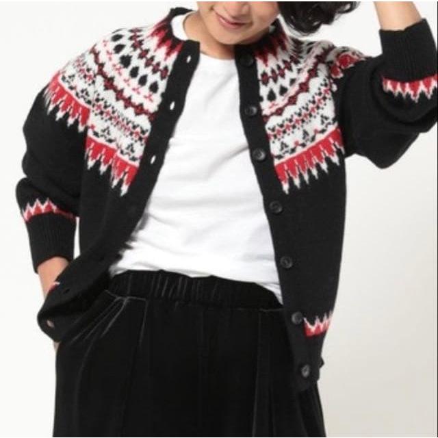 Freada フリーダ 20AW ノルディックニットカーディガン 203-3310 Free BLACK FREAK‘S STORE クルーネック トップス g24556 |  | 02