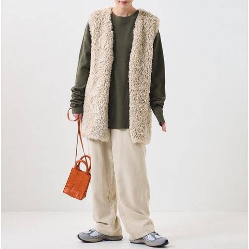 FREAK'S STORE フリークスストア 22AW WEB限定 フェイクファーベスト 1356248900052 Free ナチュラル ジレ ボア トップス g24560 |  | 02