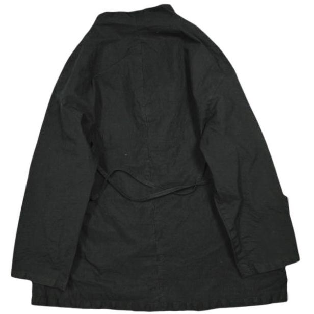 Ebonyivory エボニーアイボリー 日本製 コットンナイロン ノーカラージャケット 20-01-BL-004-18-1 Free Black アウター g24565 |  | 01