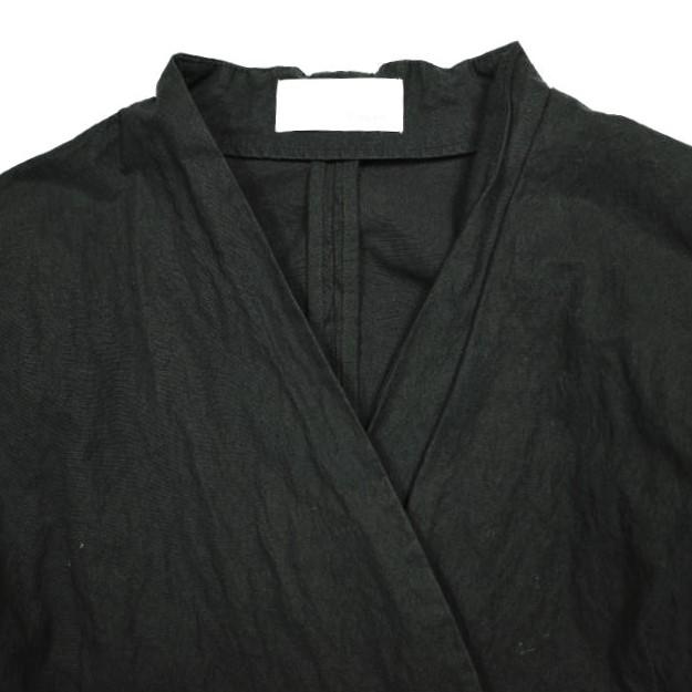 Ebonyivory エボニーアイボリー 日本製 コットンナイロン ノーカラージャケット 20-01-BL-004-18-1 Free Black アウター g24565 |  | 02