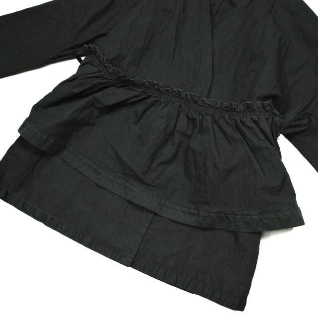 Ebonyivory エボニーアイボリー 日本製 コットンナイロン ノーカラージャケット 20-01-BL-004-18-1 Free Black アウター g24565 |  | 03