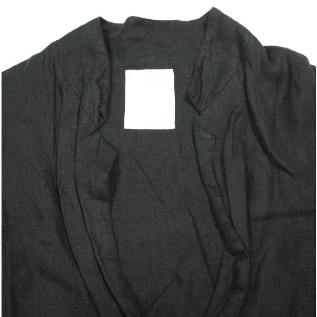 AUGUSTE PRESENTATION オーギュストプレゼンテーション 日本製 Pajama Look リネンチェスターコート M BLACK アウター g24567 |  | 03