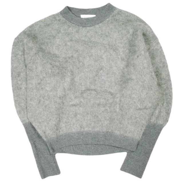 ADAM ET ROPE アダムエロペ 22AW モヘヤプルオーバー GAM22060 Free グレー セーター クルーネック ニット トップス g24569 | 