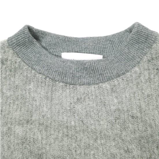ADAM ET ROPE アダムエロペ 22AW モヘヤプルオーバー GAM22060 Free グレー セーター クルーネック ニット トップス g24569 |  | 03