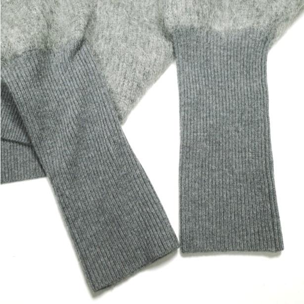 ADAM ET ROPE アダムエロペ 22AW モヘヤプルオーバー GAM22060 Free グレー セーター クルーネック ニット トップス g24569 |  | 05