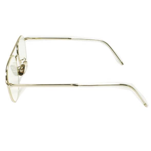 A.D.S.R. エーディーエスアール MORGAN 06 モーガン スクエア型ティアドロップサングラス Gold/Clear 眼鏡 メガネ g24593 |  | 04