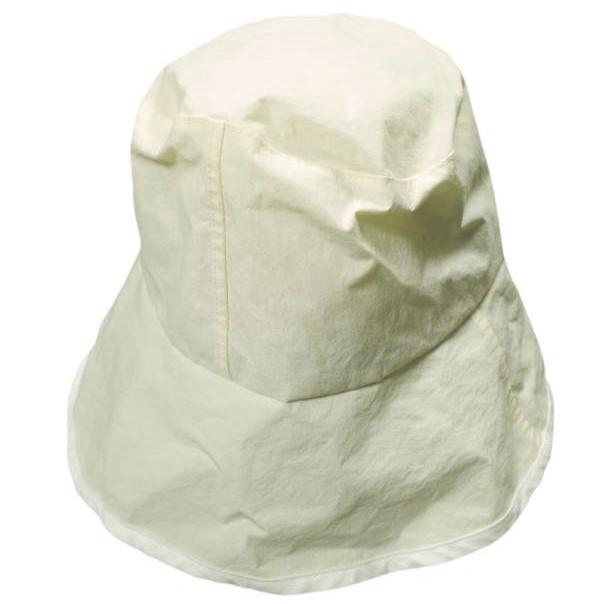 La Maison de Lyllis x ADAM ET ROPE メゾンドリリス アダムエロペ 別注 GRASS POTHAT メッシュナイロンバケットハット 57cm オフホワイト |  | 03