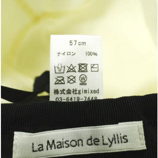 La Maison de Lyllis x ADAM ET ROPE メゾンドリリス アダムエロペ 別注 GRASS POTHAT メッシュナイロンバケットハット 57cm オフホワイト |  | 09