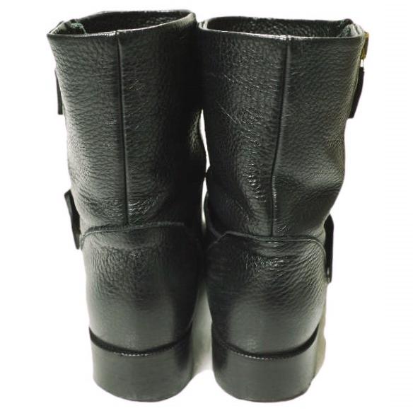 PELLICO ペリーコ イタリア製 カウレザー サイドジップペコスブーツ PL14-1010 35(22-22.5cm) ブラック ベルト シューズ g24596 |  | 03