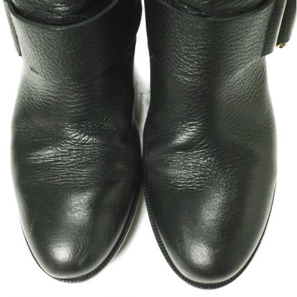 PELLICO ペリーコ イタリア製 カウレザー サイドジップペコスブーツ PL14-1010 35(22-22.5cm) ブラック ベルト シューズ g24596 |  | 04