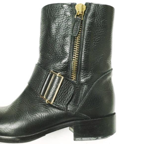 PELLICO ペリーコ イタリア製 カウレザー サイドジップペコスブーツ PL14-1010 35(22-22.5cm) ブラック ベルト シューズ g24596 |  | 05