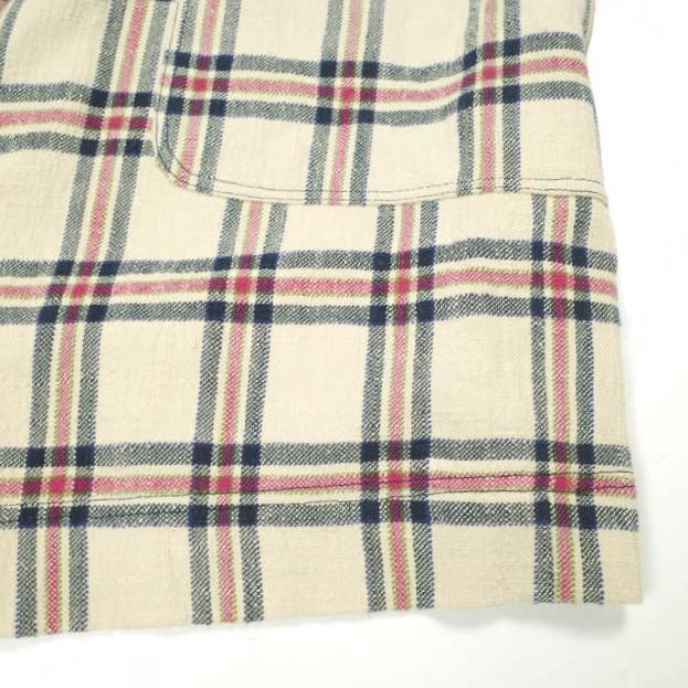 BACCA バッカ トゥモローランド 日本製 ネップツイードチェックワークベスト 35-07-82-07331 36 ベージュ ジレ トップス g24601 |  | 05