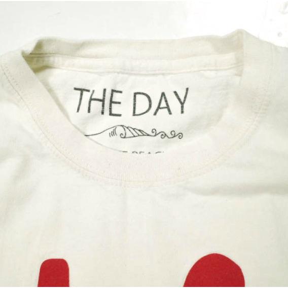 THE DAY ON THE BEACH ザデイオンザビーチ 6oz. Girls Cutoff Tee MODERN SHORT BOARD カットオフTシャツ ONE SIZE オフホワイト 半袖 丸胴 |  | 03
