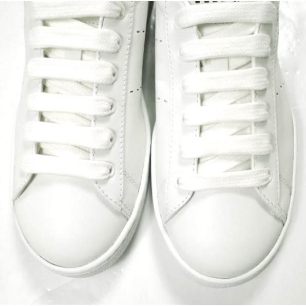 新品 MIU MIU ミュウミュウ イタリア製 ロゴプリント レザーローカットスニーカー 2024年モデル DNC120 40(25-26cm) WHITE シューズ g24619 |  | 04