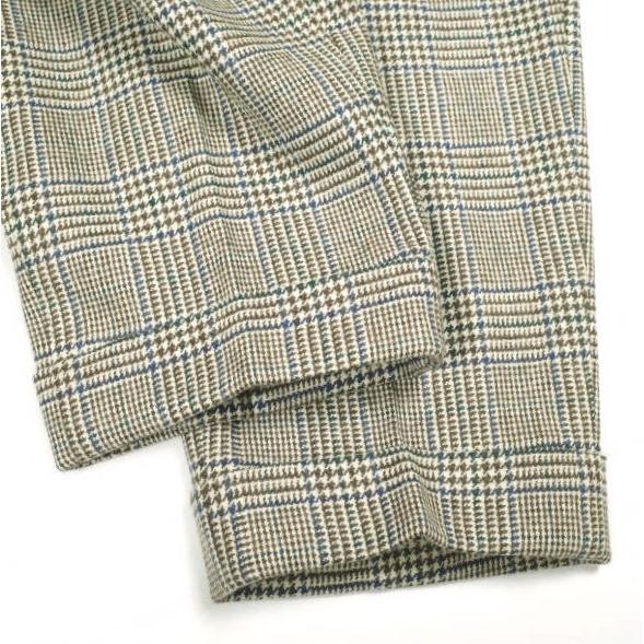 IGARASHI TROUSERS イガラシトラウザーズ SINGLE GURKHA TROUSER グレンチェック2プリーツグルカトラウザーズ ビスポーク品 BEIGE パンツ |  | 05