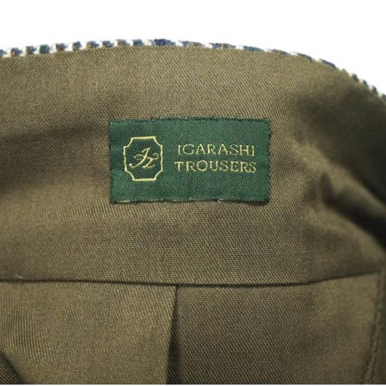 IGARASHI TROUSERS イガラシトラウザーズ SINGLE GURKHA TROUSER グレンチェック2プリーツグルカトラウザーズ ビスポーク品 BEIGE パンツ |  | 06