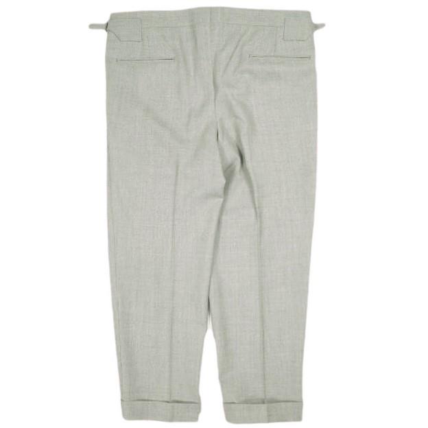 IGARASHI TROUSERS イガラシトラウザーズ 2PLY WOOL SIDE ADJUSTERS 2プリーツサイドアジャスタートラウザーズ ビスポーク品 Light Gray |  | 01