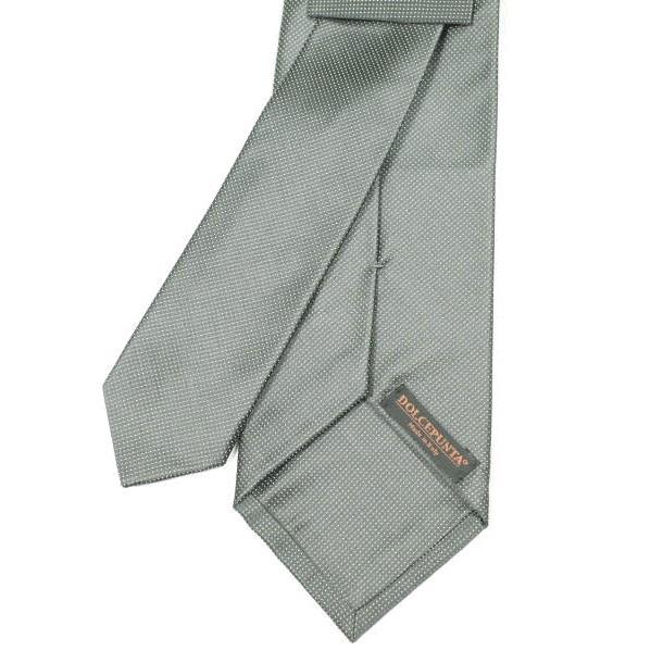 DOLCEPUNTA ドルチェプンタ イタリア製 スウィートポイント ポルカドットシルクネクタイ グレー g24651 |  | 04
