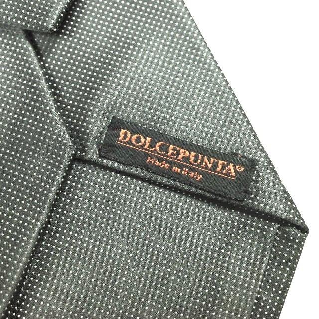 DOLCEPUNTA ドルチェプンタ イタリア製 スウィートポイント ポルカドットシルクネクタイ グレー g24651 |  | 05
