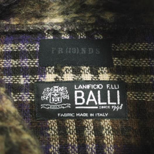 FR(13)NDS フレンズ 日本製 IOLANDA SHAGGY SHIRTS シャギーチェックシャツジャケット EPWH92 パープル ROYAL FLASH 長袖 定価33,000円 |  | 03