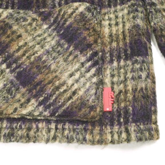 FR(13)NDS フレンズ 日本製 IOLANDA SHAGGY SHIRTS シャギーチェックシャツジャケット EPWH92 パープル ROYAL FLASH 長袖 定価33,000円 |  | 05