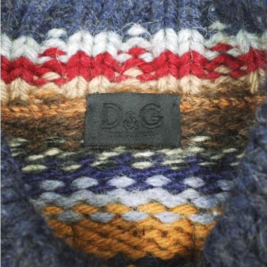D＆G ディーアンドジー イタリア製 マルチボーダー ハイネックローゲージニット 46(32) セーター DOLCE＆GABBANA ドルチェ＆ガッバーナ |  | 02