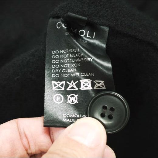 新品 COMOLI コモリ 25AW 日本製 縮絨ウール ジャケット C03-01023 3 BLACK アウター g24669 |  | 08