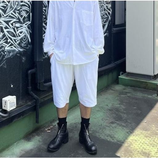 COMOLI コモリ 25SS 日本製 コットンメッシュショーツ B01-05038 2 WHITE イージー ショートパンツ ボトムス g24671 |  | 02