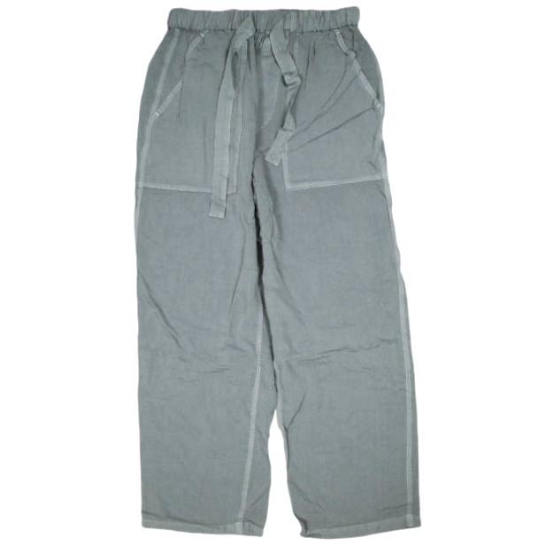 新品 Graphpaper グラフペーパー 日本製 Soft Cupro Baker Pants 製品染め ソフトキュプラベイカーパンツ GM191-40009 2 GRAY イージー | 