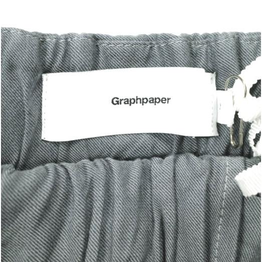新品 Graphpaper グラフペーパー 日本製 Soft Cupro Baker Pants 製品染め ソフトキュプラベイカーパンツ GM191-40009 2 GRAY イージー |  | 04