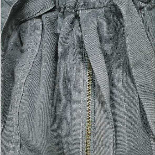 新品 Graphpaper グラフペーパー 日本製 Soft Cupro Baker Pants 製品染め ソフトキュプラベイカーパンツ GM191-40009 2 GRAY イージー |  | 06