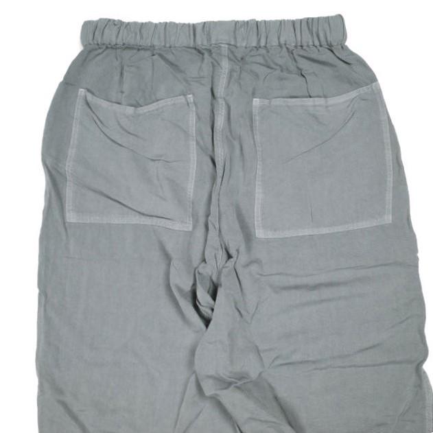 新品 Graphpaper グラフペーパー 日本製 Soft Cupro Baker Pants 製品染め ソフトキュプラベイカーパンツ GM191-40009 2 GRAY イージー |  | 07