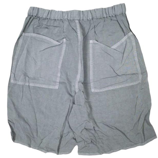 新品 Graphpaper グラフペーパー 日本製 Soft Cupro Baker Shorts 製品染め ソフトキュプラベイカーショーツ GM191-40010 2 GRAY パンツ |  | 01