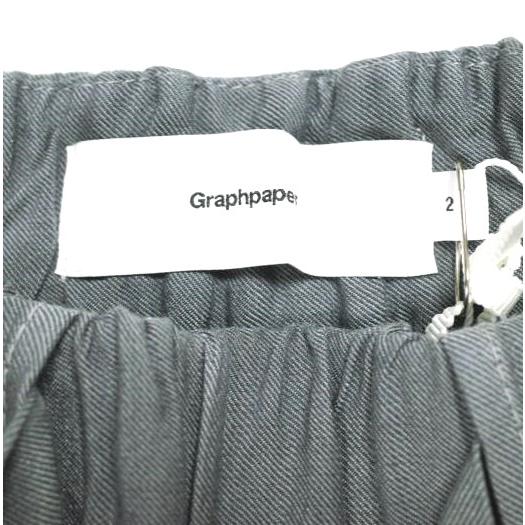 新品 Graphpaper グラフペーパー 日本製 Soft Cupro Baker Shorts 製品染め ソフトキュプラベイカーショーツ GM191-40010 2 GRAY パンツ |  | 04