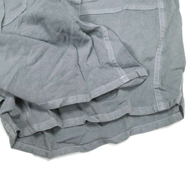 新品 Graphpaper グラフペーパー 日本製 Soft Cupro Baker Shorts 製品染め ソフトキュプラベイカーショーツ GM191-40010 2 GRAY パンツ |  | 07