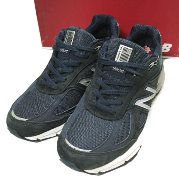 NEW BALANCE ニューバランス アメリカ製 M990NV4 US10D(28cm) NAVY