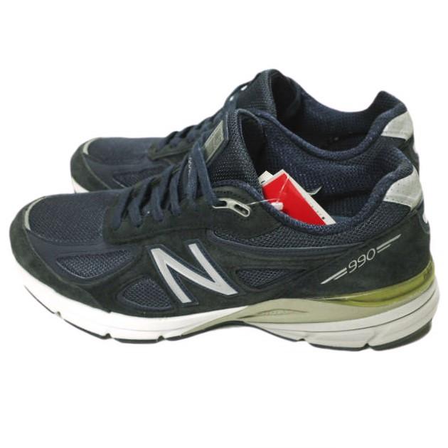 NEW BALANCE ニューバランス アメリカ製 M990NV4 US10D(28cm) NAVY