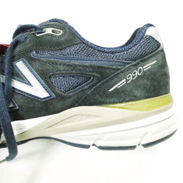 NEW BALANCE ニューバランス アメリカ製 M990NV4 US10D(28cm) NAVY