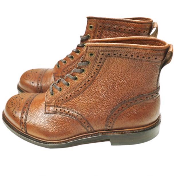 新品 RRL ダブルアールエル イギリス製 BOWERY BOOTS BROGUE バワリーブーツ 823511715001 US10D(28cm) Brown Double RL JULIAN MADEの画像
