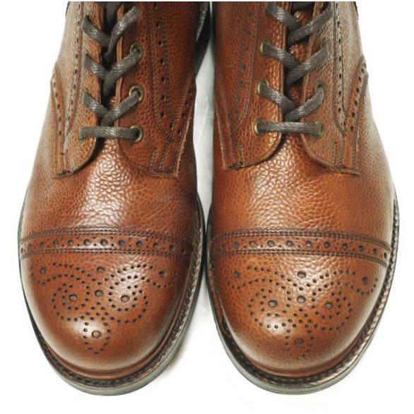 新品 RRL ダブルアールエル イギリス製 BOWERY BOOTS BROGUE バワリーブーツ 823511715001 US10D(28cm) Brown Double RL JULIAN MADE |  | 04