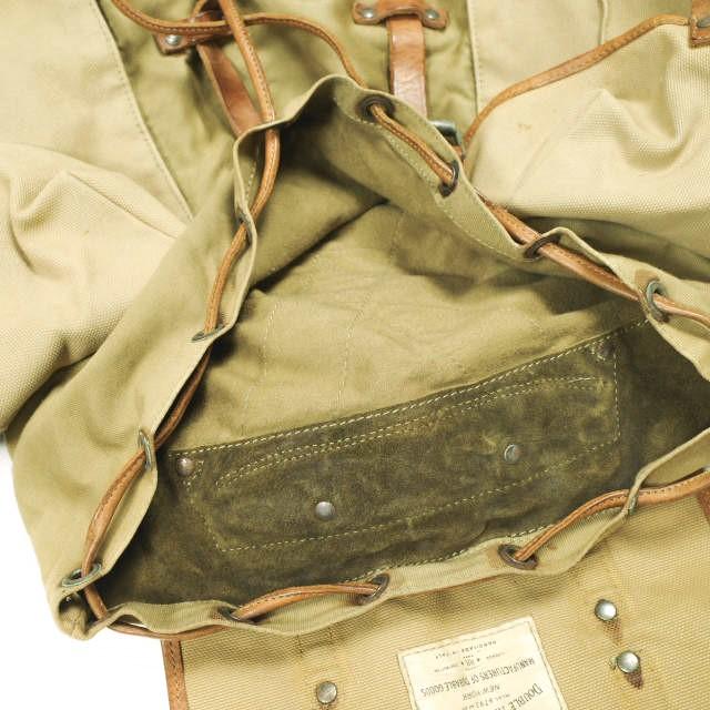 RRL ダブルアールエル イタリア製 CANVAS BAG PACK フィールドバックパック ベージュ/ブラウン Double RL リュック バッグ カバン g24697 |  | 06