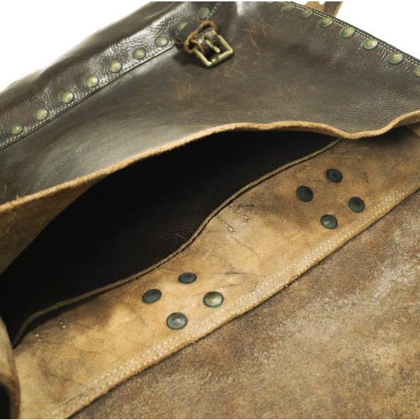 RRL ダブルアールエル 名作 3way All Leather Messenger Bag オール