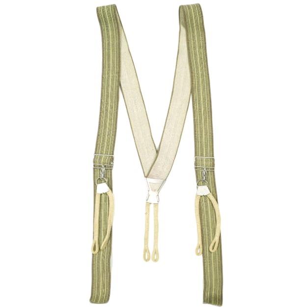 RRL ダブルアールエル STRIPE SUSPENDERS ストライプサスペンダー ベージュ Double RL ベルト g24699 | 