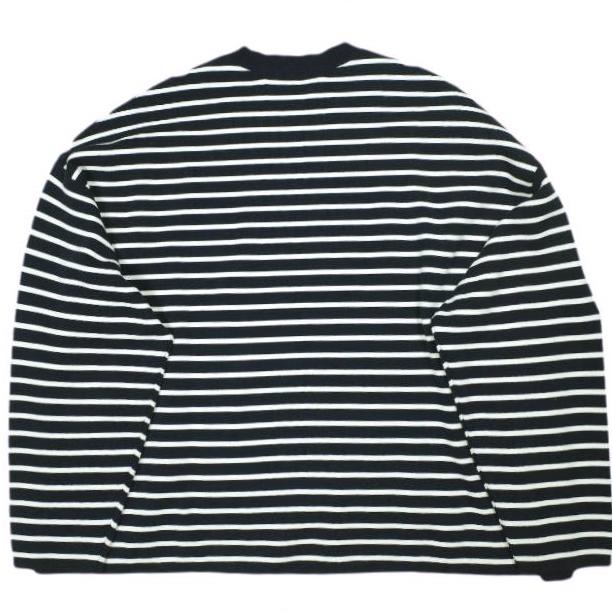 JUST AN IDEA x DAIRIKU ダイリク 25SS 別注 Docking Lettered Knit ドッキングレタードニット Free WHITE/NAVY セーター ボーダー EDIFICE |  | 01