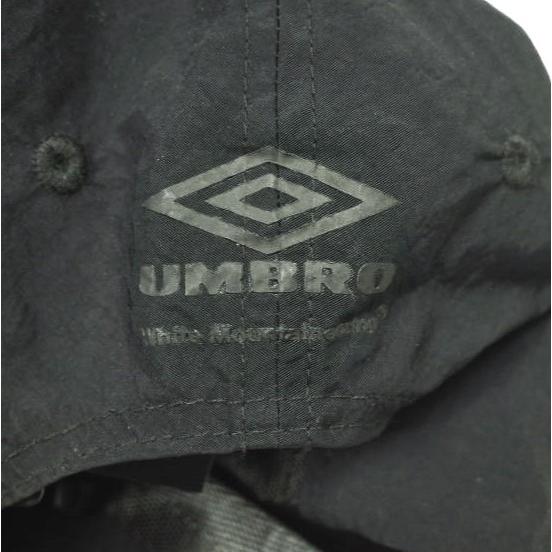 WHITE MOUNTAINEERING x umbro ホワイトマウンテニアリング アンブロ 24AW 別注 6 PANEL CAP ナイロン6パネルキャップ BK2473804 BLACK |  | 05