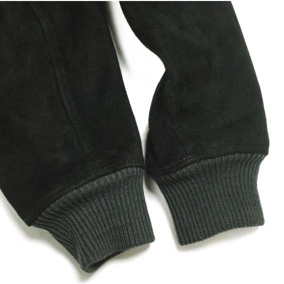 新品 RRL ダブルアールエル 25AW スエードボンバージャケット S Vintage Black Double RL ディアスキン レザージャケット 定価401,500円 新品 RRL ダブルアールエル 25AW スエードボンバージャケット XS