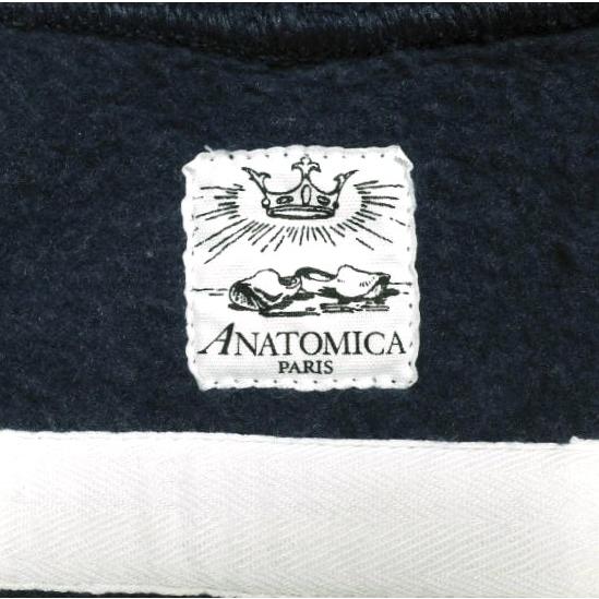 ANATOMICA アナトミカ アメリカ製 ZIP UP SWEAT PARKA フリーダムスリーブ 裏起毛 スウェットジップアップパーカー M NAVY MADE IN USA |  | 02